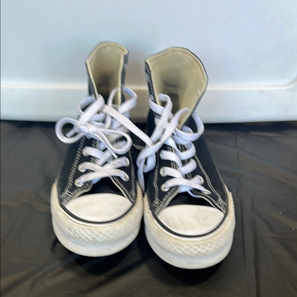 Converse Black and White High-Top Sneakers